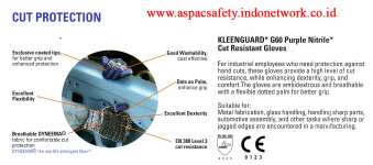 Kleeguard G60 Purple Nitrile Cut Resistant Gloves