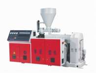 Conical twin-screw extruder