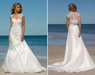 best seller taffeta with lace jacket wedding gowns bridal dress