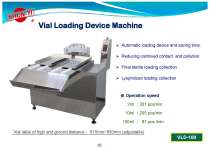 VLD-100 Vial Loading Device Machine