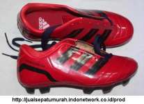 Sepatu Bola Terbaru Adidas Predator 2 Merah-Hitam ( UK 38-42)