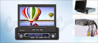 7-Inch Automatically In-dash TFT LCD Monitor with built-in TV/FM/AM/Amplifier/CDC control/GPS connector EL-1704