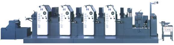 Shaftless letterpress full/ intermittent rotary printing machine