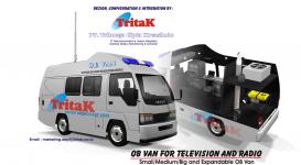 OB VAN ( Outdoor Broadcast Van ) Television / Radio