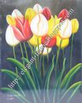 Lukisan Bunga Tulip
