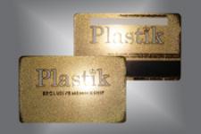 Magnetic Stripe Gold Card