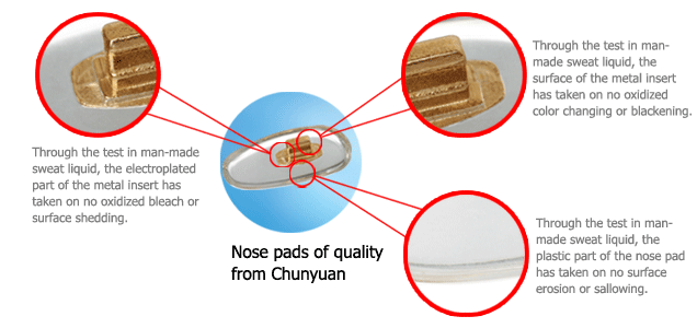 High quality nose pads