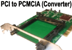 PCI to PCMCIA Converter semua jenis modem PCMCIA