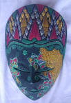 wooden mask batik