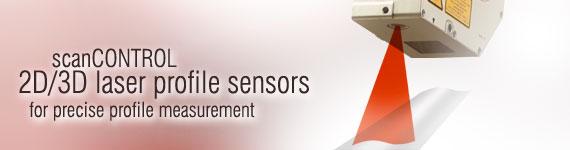 2D / 3D laser profile sensors