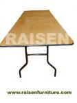 banquet folding table, plywood table