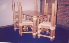 Furniture bambu Bogor Dinning Set