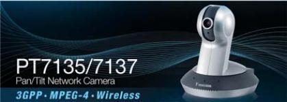 IP Camera Vivotek PT7135 / PT7137 ( Wireless)