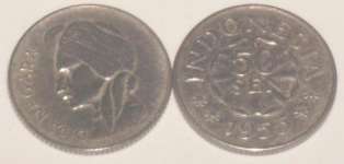 COIN 50 SEN DIPANEGARA 1955