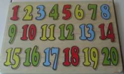 Puzzle Angka 1 - 20