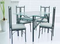 BC-1001 glass dining set