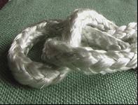 Fiberglass square rope