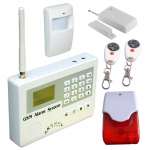 GSM home alarm system with LCD ,  S110