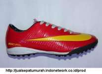 Sepatu Futsal Nike MERCURIAL 2 HE Merah-Kuning ( UK 39-43)