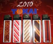 jual korek api gas merek TOKAI bermotif BATIK