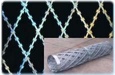 Straight type razor barbed wire