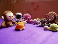 Animal crochet doll