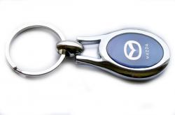 Mazda Oval Key Chain Blue
