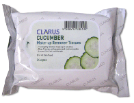 Clarus Cucumber Make Up Remover Tissues