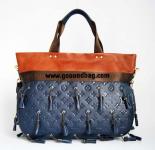 Louis Vuitton M95121 Monogram Fashion Blue Handbag Shoulder Bag