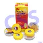 3M Scotch 35 size 3/ 4 " x 66 ft ,  Yellow Colour PVC Tape ( Warranty of original products )