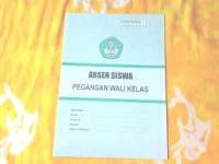 Buku Absensi siswa pegangan wali kelas