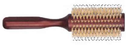 Wooden hair brushes