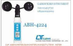 LUTRON ANEMOMETER-LUTRON ABH 4224 Digital Cup Anemometer Humidity ,  Hubungi 021-94684269 - 082110029669 - email gabesukses@ yahoo.com