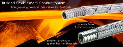 Flexible Conduit System For Mining & Metal Industry Wirings