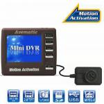 Spy Button Camera Motion Activation with AV Recorder 4GB