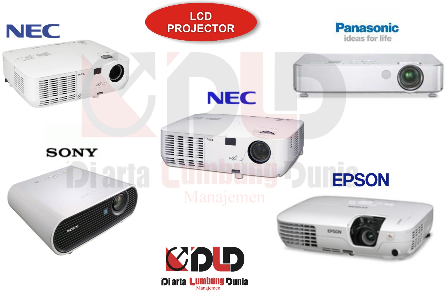 Projectors Benq, Epson, NEC, Vivitech....