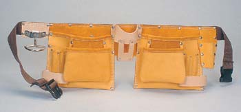 Double tool Pouch Grain Leather