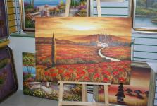 impressionist landscape oil paintings handmade