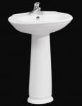 Pedestal ceramic sinks, bathroom basins