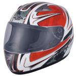 820-1 White-red Motorcycle Helmet