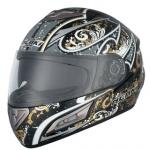 826-2 black grey ECE motorcycle helmet