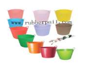plastic bucket,  garden tubtrug,  flexible bucket,  PE bucket