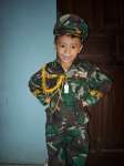 baju tentara anak ( angkatan darat)