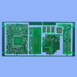 6 layer PCB for telecommunications.