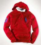 ralph lauren polo big pony fleece hoodies sweatshirt,  red,  size L,  freeshipping