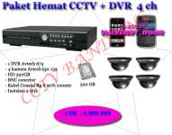PAKET HEMAT CCTV AVTECH 4 CHANNEL