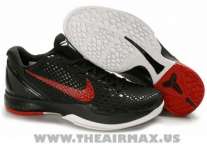 Nike Zoom Kobe VI Basketball Shoes black red