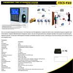 Fingerprint Time Attendance System Model FECS-T23