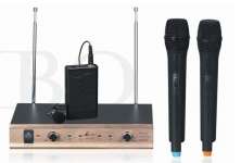 Two Handheld ( or Lapel) Wireless Microphone  LB-12V