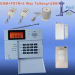 A new GSM PSTN LCD Alarm System
